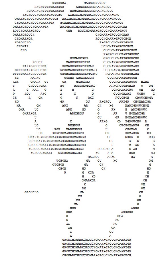 Groucho ascii